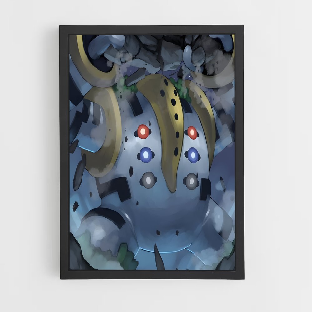 Poster Le Démon Cornu – affiche Pokemon (vue 2)
