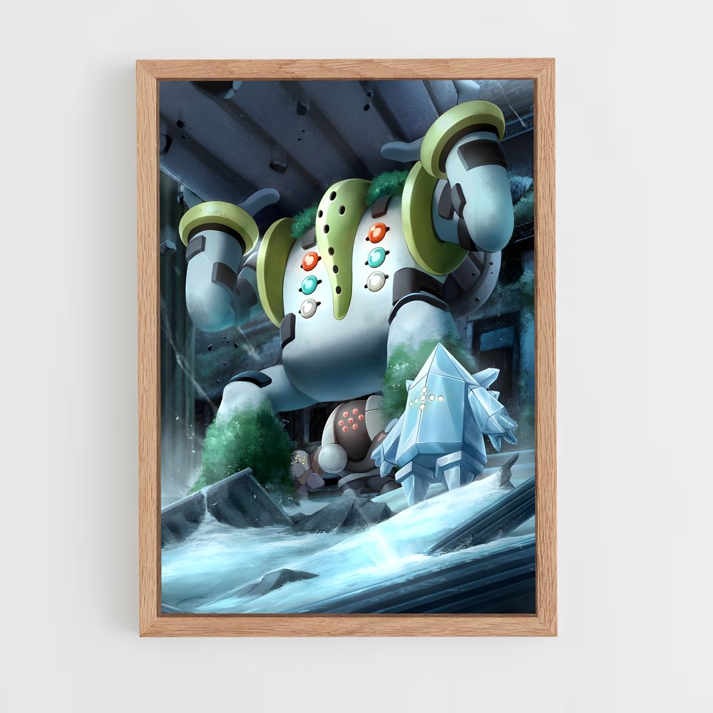 Poster Regigigas : L'Explorateur des Ténèbres – affiche Pokemon (vue 4)