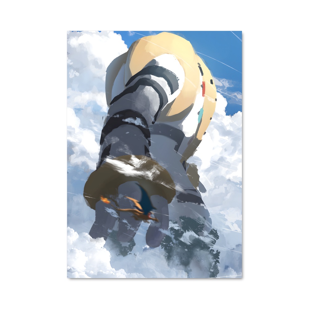 Poster Regigigas dans les Nuages – affiche Pokemon