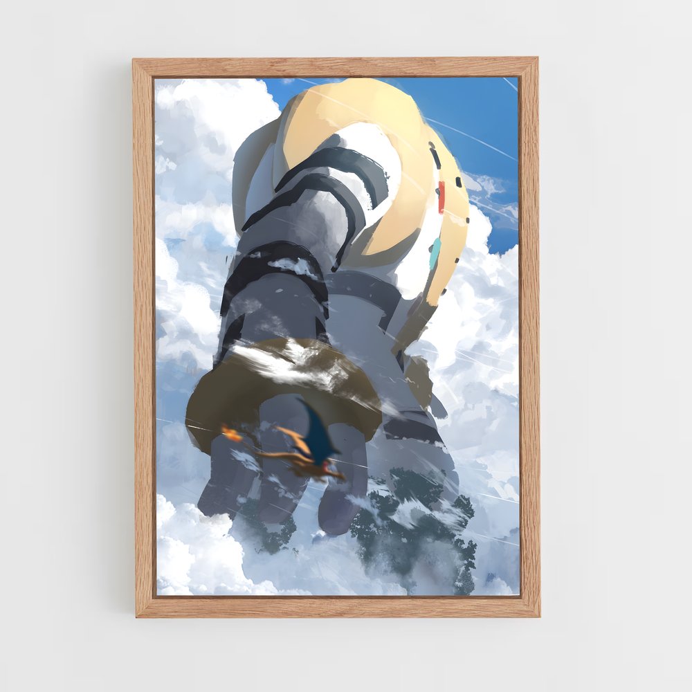 Poster Regigigas dans les Nuages – affiche Pokemon (vue 4)