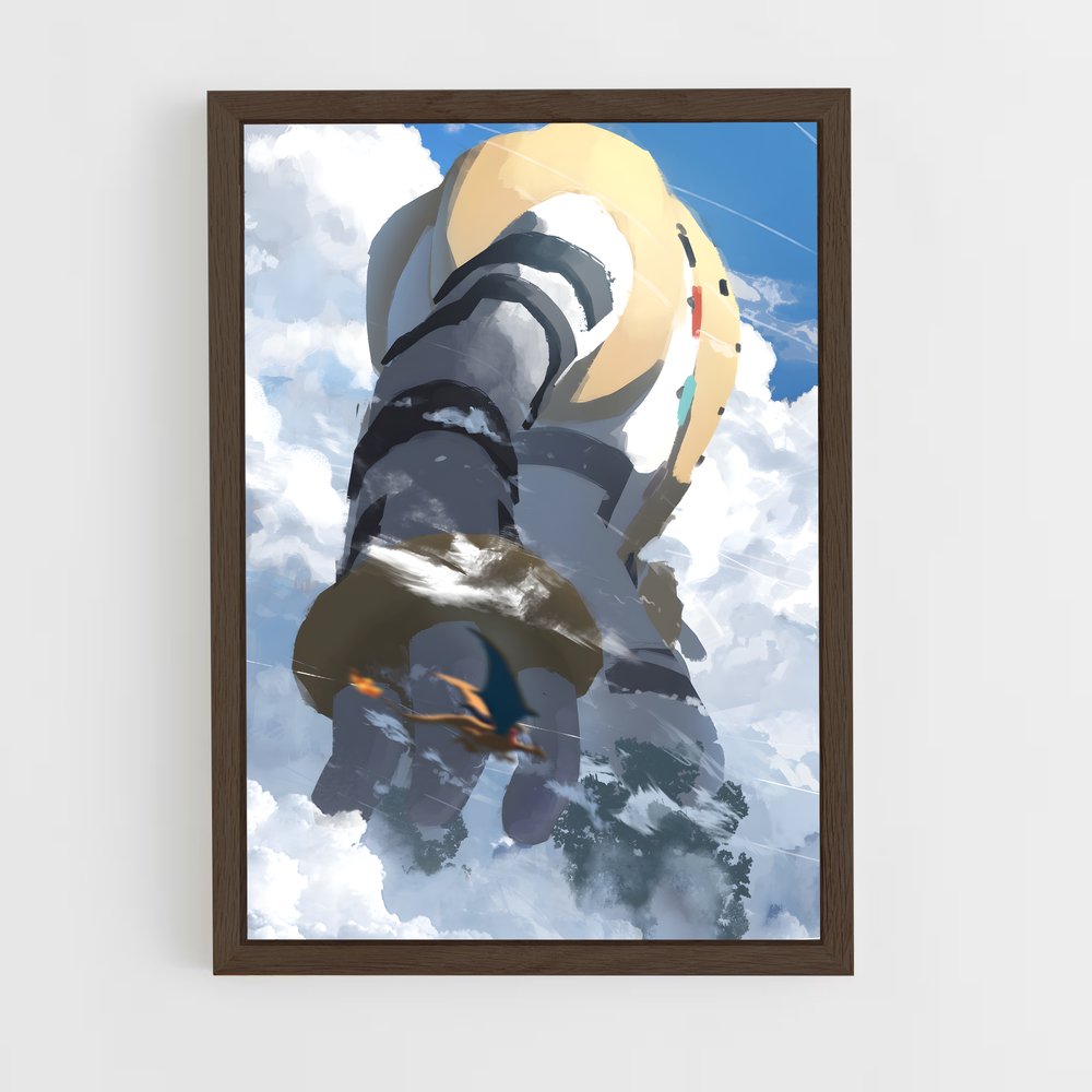 Poster Regigigas dans les Nuages – affiche Pokemon (vue 5)