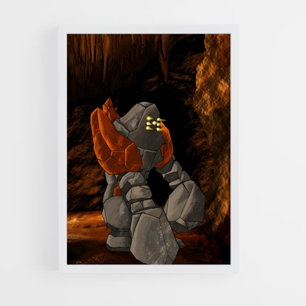 Poster Regirock: Gardien des Profondeurs – affiche Pokemon (vue 3)