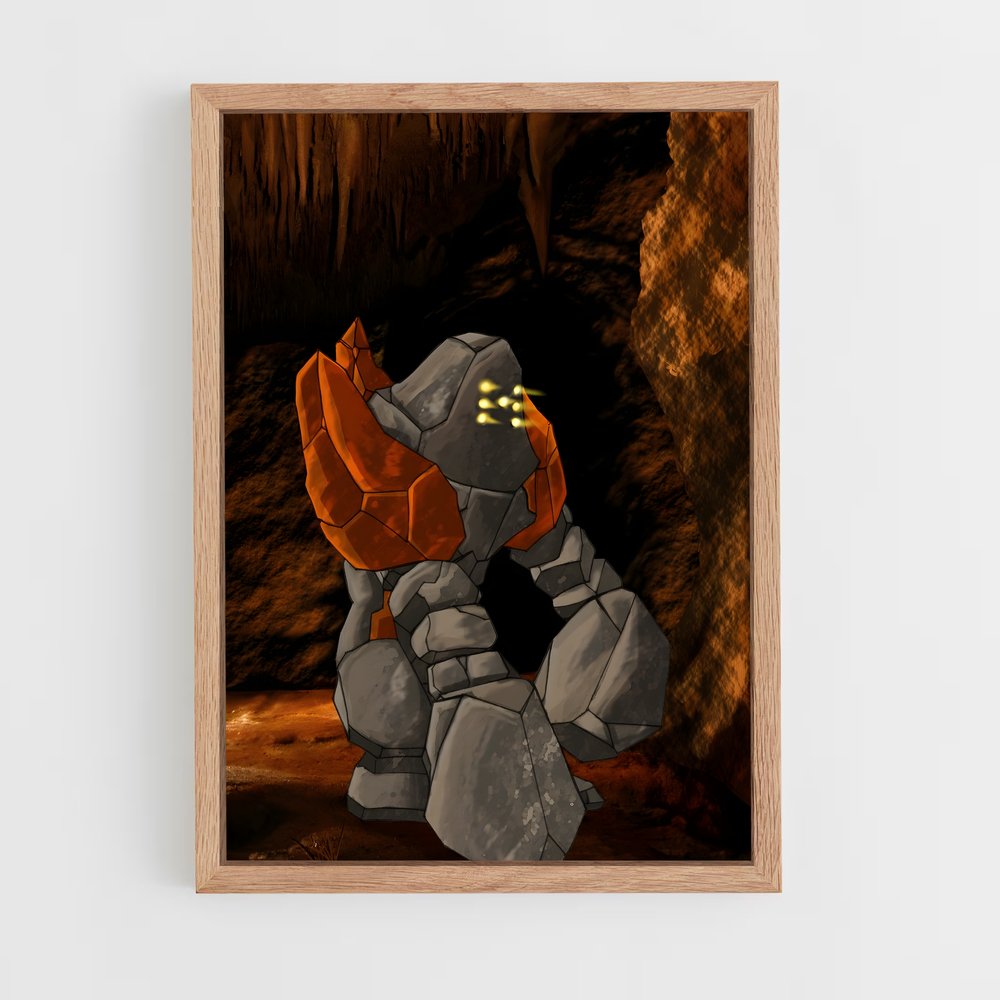 Poster Regirock: Gardien des Profondeurs – affiche Pokemon (vue 4)