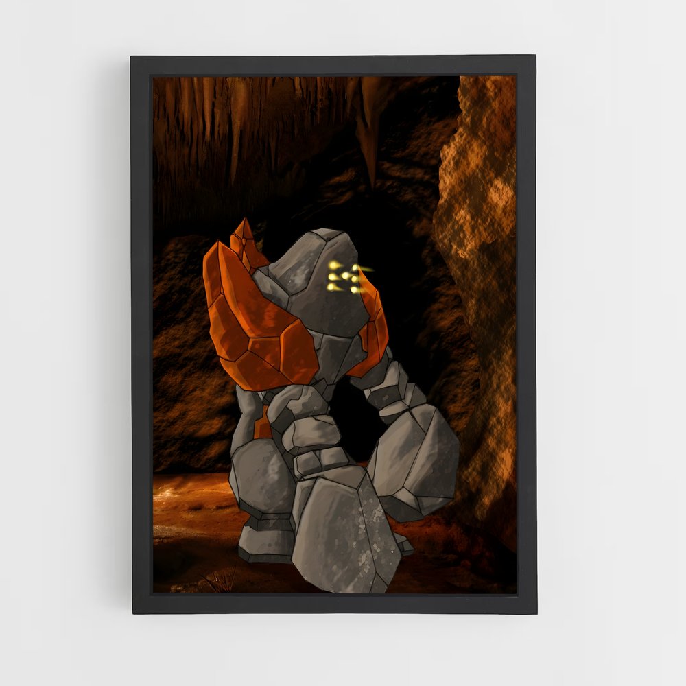 Poster Regirock: Gardien des Profondeurs – affiche Pokemon (vue 2)