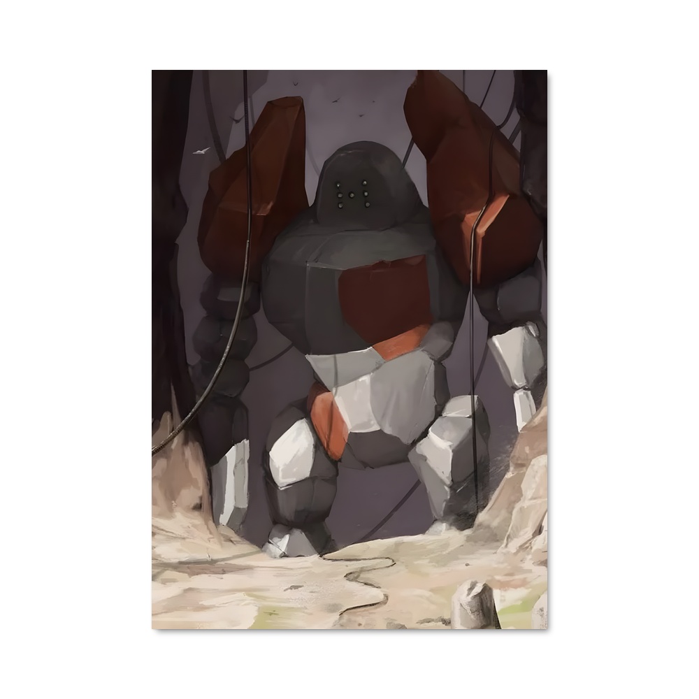 Poster Géant de la Caverne – affiche Pokemon