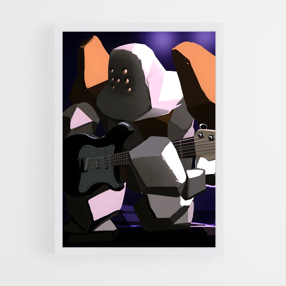 Poster Rock'n'Bear – affiche Pokemon (vue 3)