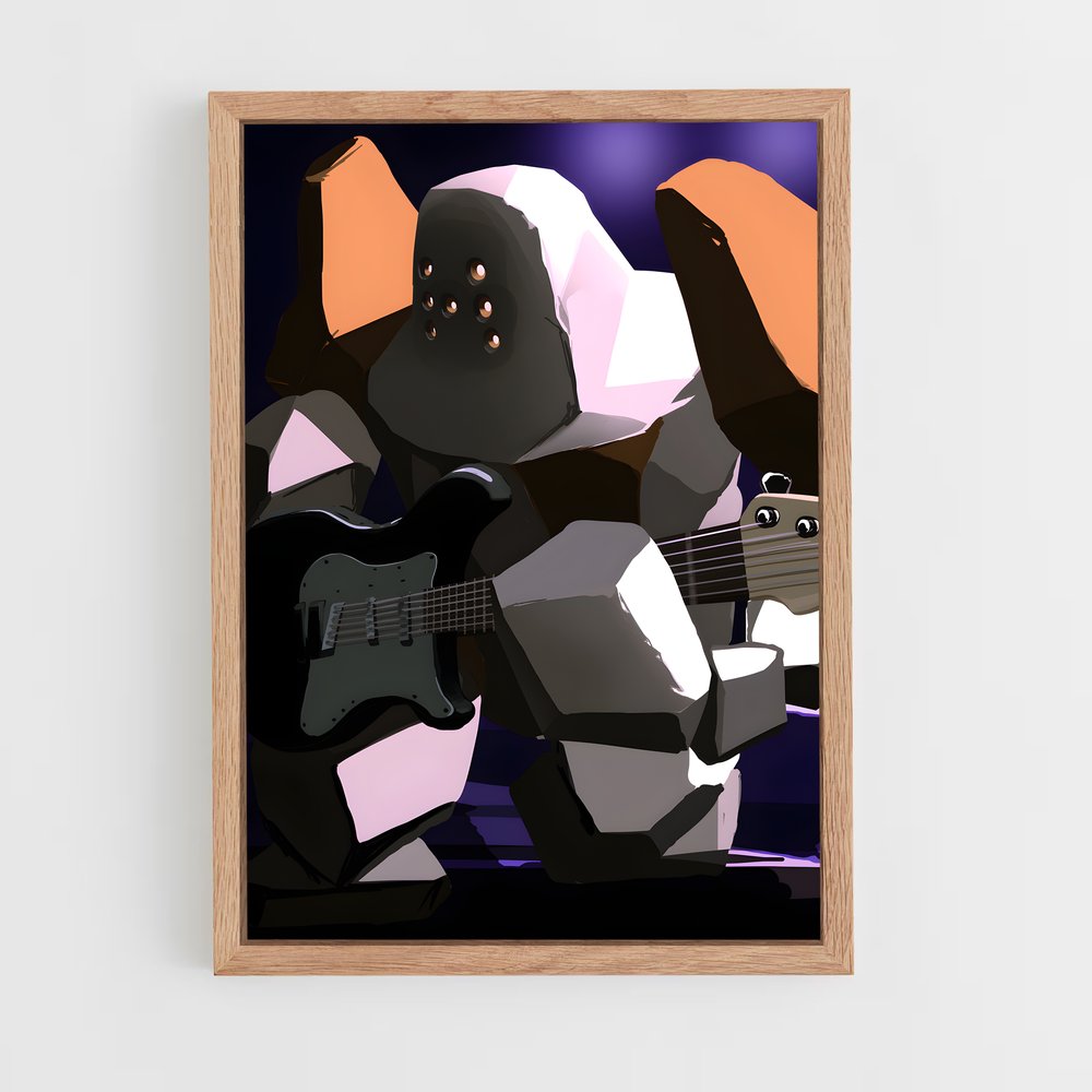 Poster Rock'n'Bear – affiche Pokemon (vue 4)