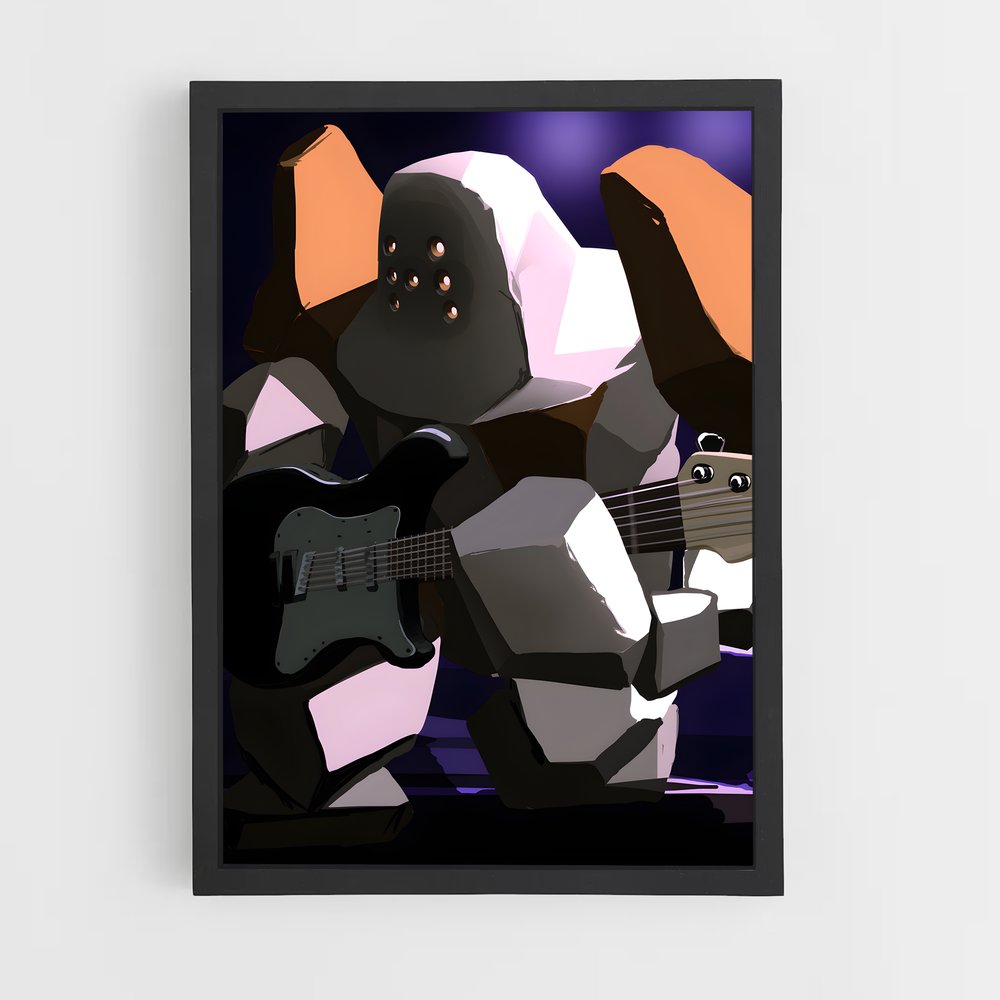 Poster Rock'n'Bear – affiche Pokemon (vue 2)