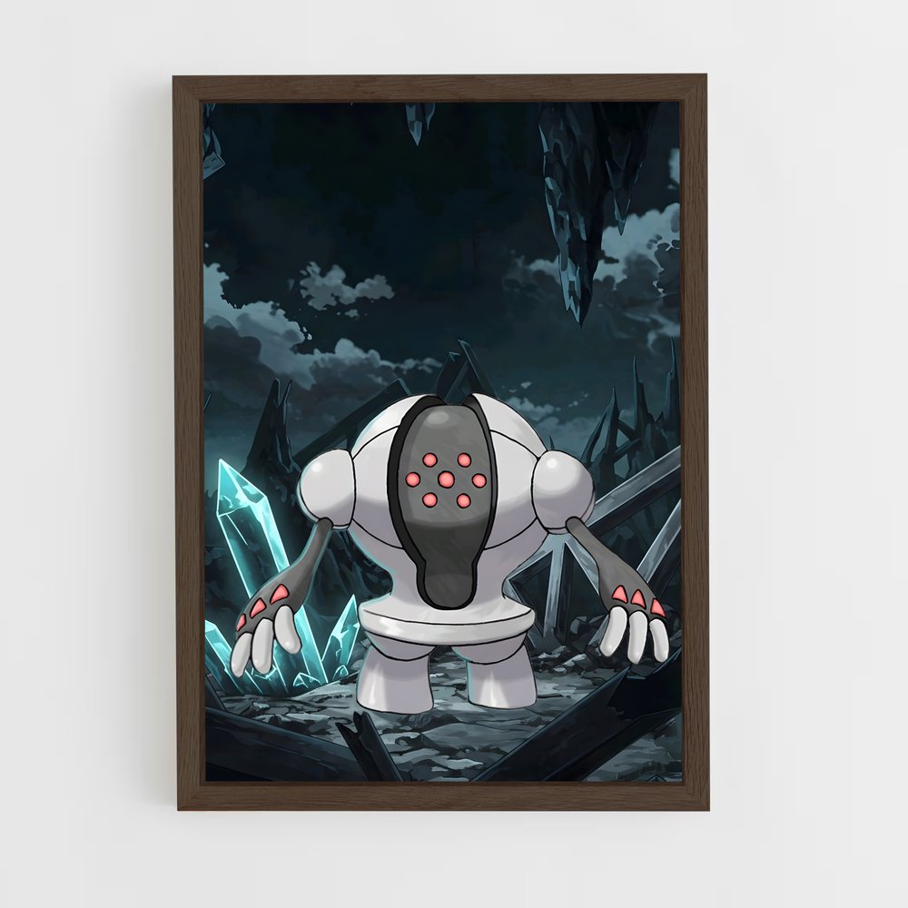 Poster Registeel dans la Grotte Mystérieuse – affiche Pokemon (vue 5)