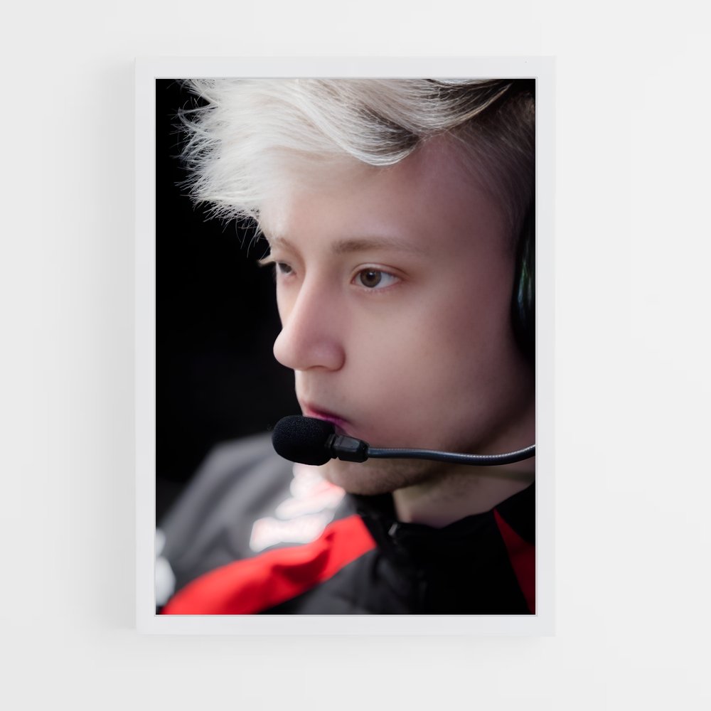 Poster Le Commentateur – affiche Esports (vue 3)