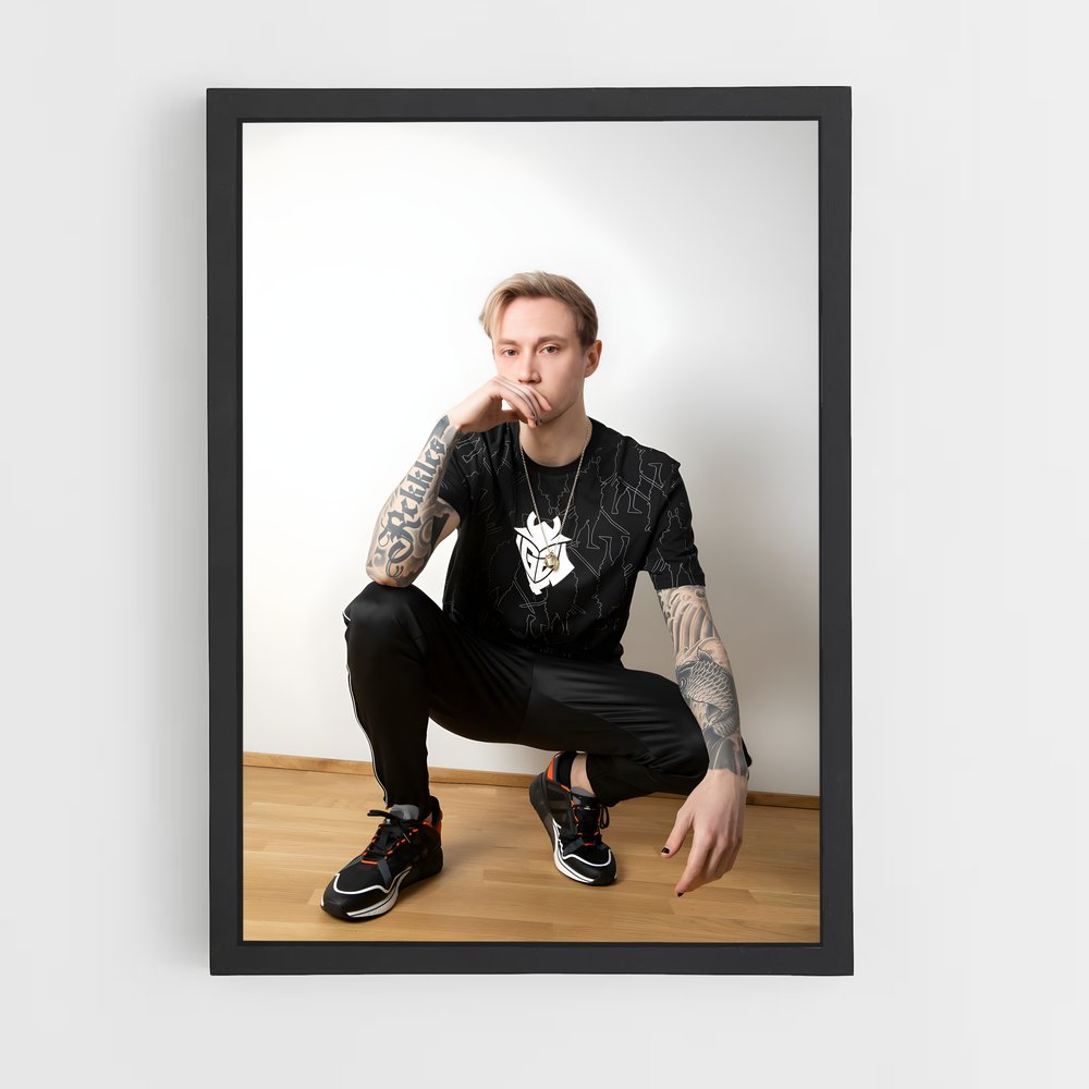 Poster Rekkles esprit – affiche Esports (vue 2)