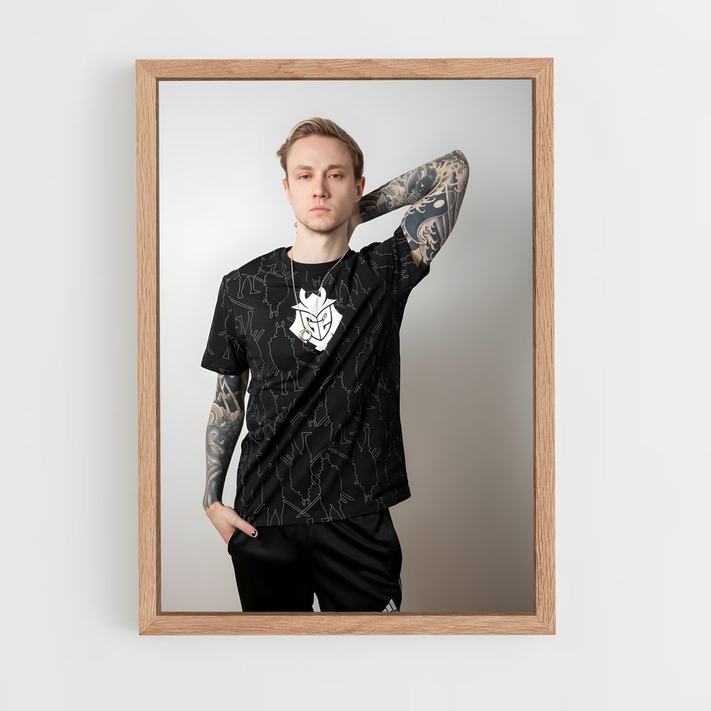 Poster Rekkles Homme – affiche Esports (vue 4)