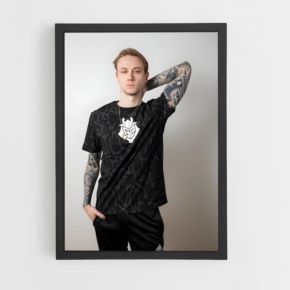 Poster Rekkles Homme – affiche Esports (vue 2)
