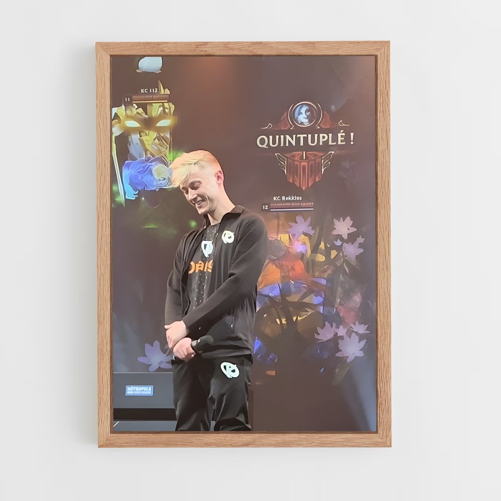 Poster Rekkles scène – affiche Esports (vue 4)
