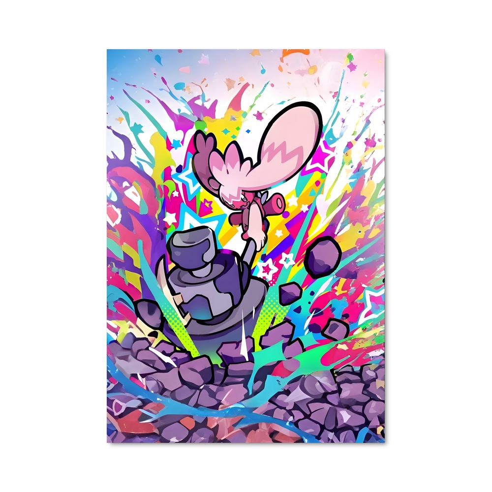 Poster Artiste Malicieux – affiche Pokemon