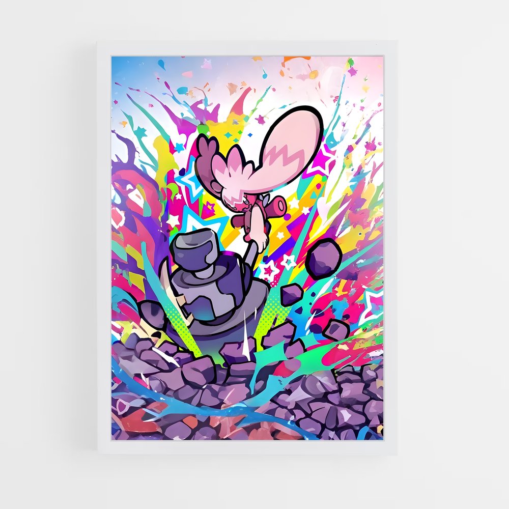 Poster Artiste Malicieux – affiche Pokemon (vue 3)