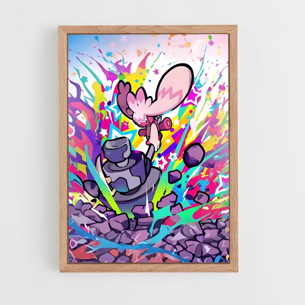 Poster Artiste Malicieux – affiche Pokemon (vue 4)