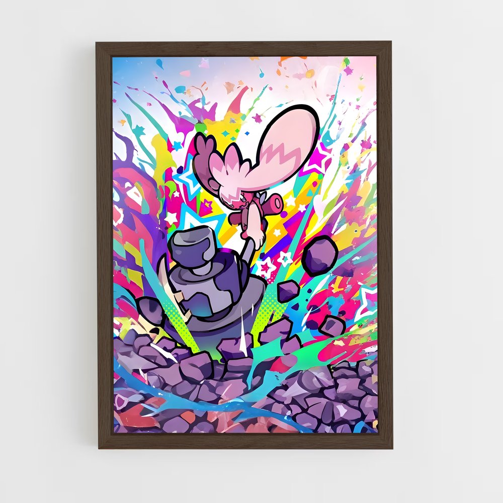 Poster Artiste Malicieux – affiche Pokemon (vue 5)