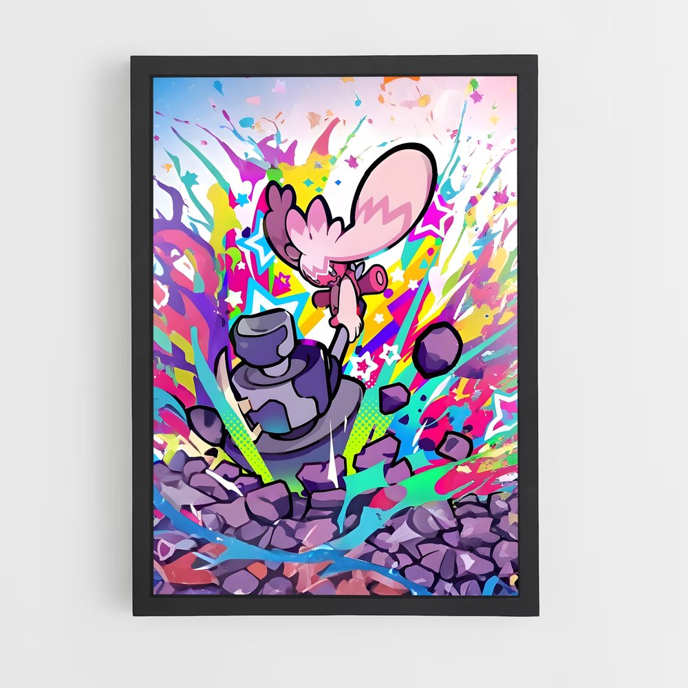 Poster Artiste Malicieux – affiche Pokemon (vue 2)