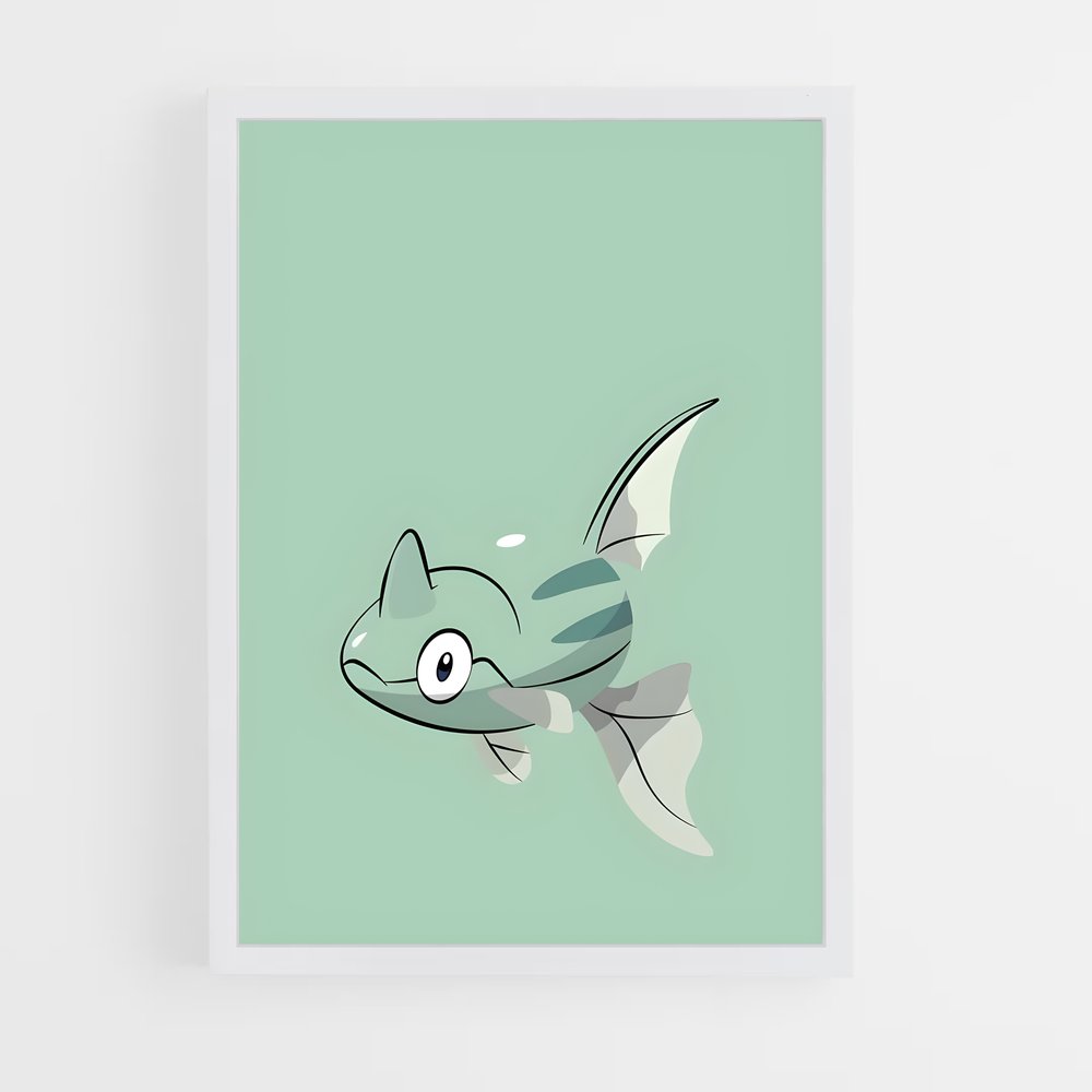 Poster Big Eye Remoraid – affiche Pokemon (vue 3)