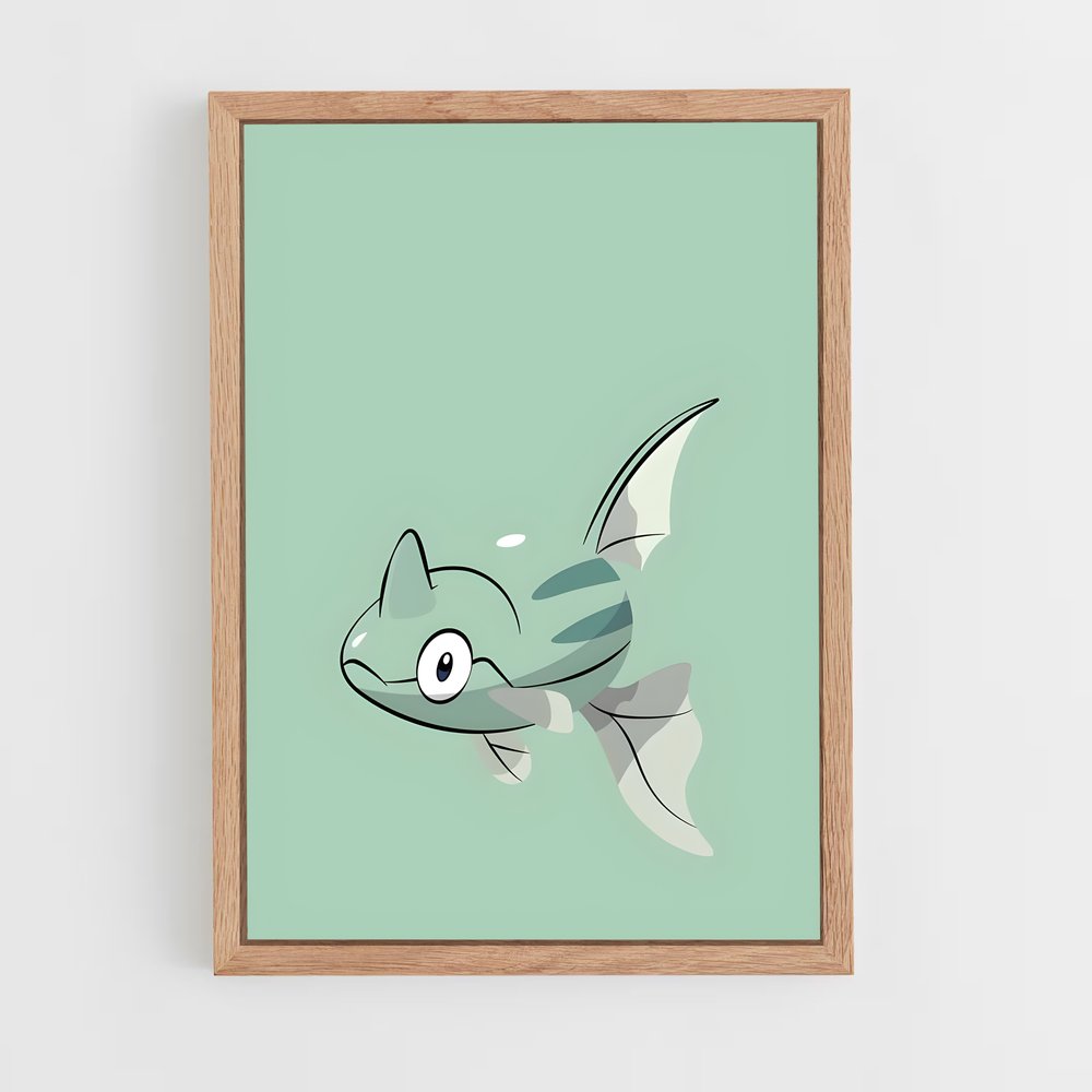 Poster Big Eye Remoraid – affiche Pokemon (vue 4)