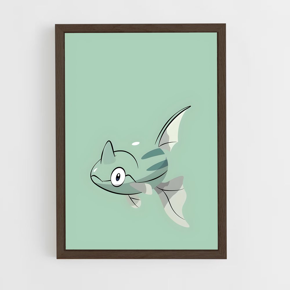 Poster Big Eye Remoraid – affiche Pokemon (vue 5)