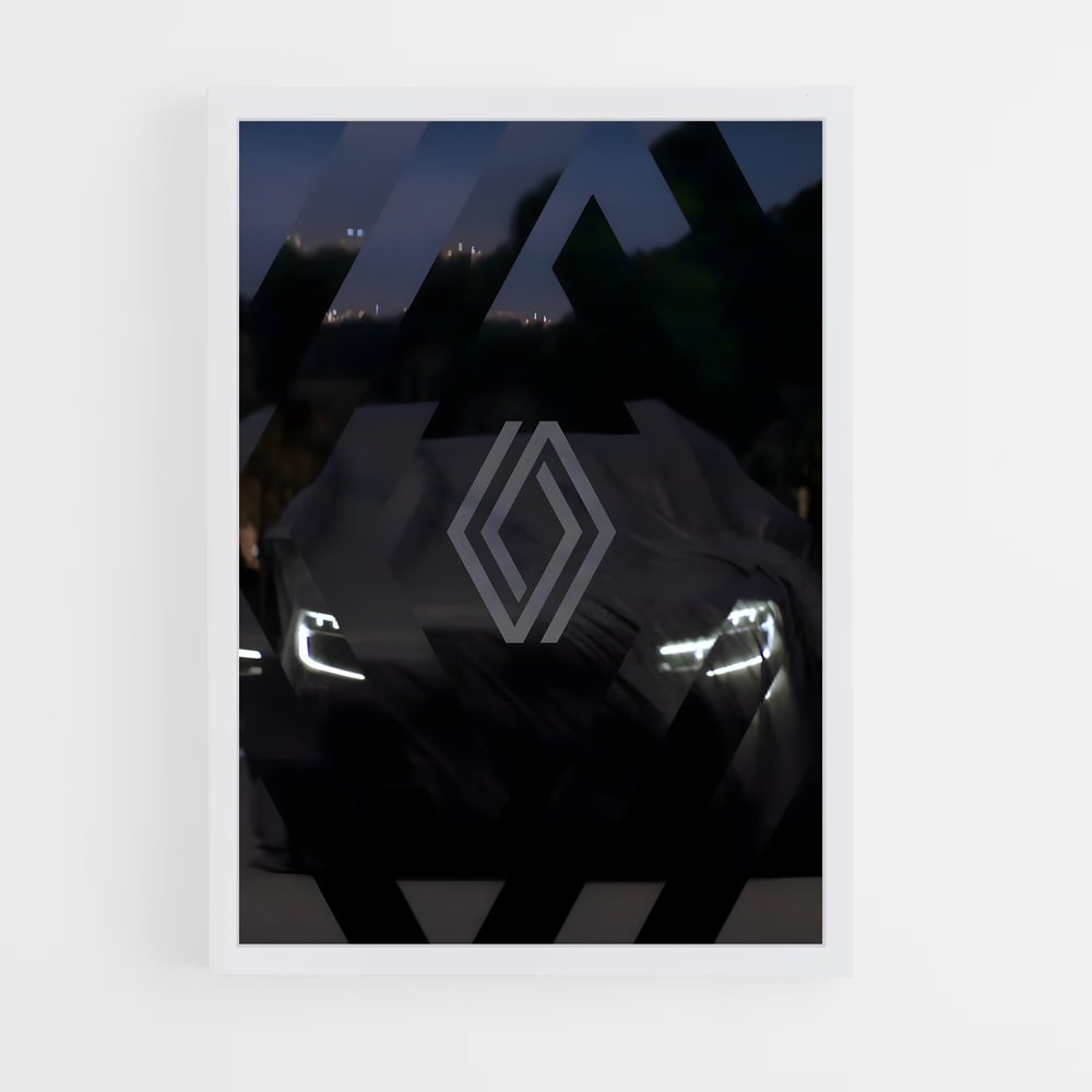 Poster Diamant sur la Route – affiche Renault (vue 3)
