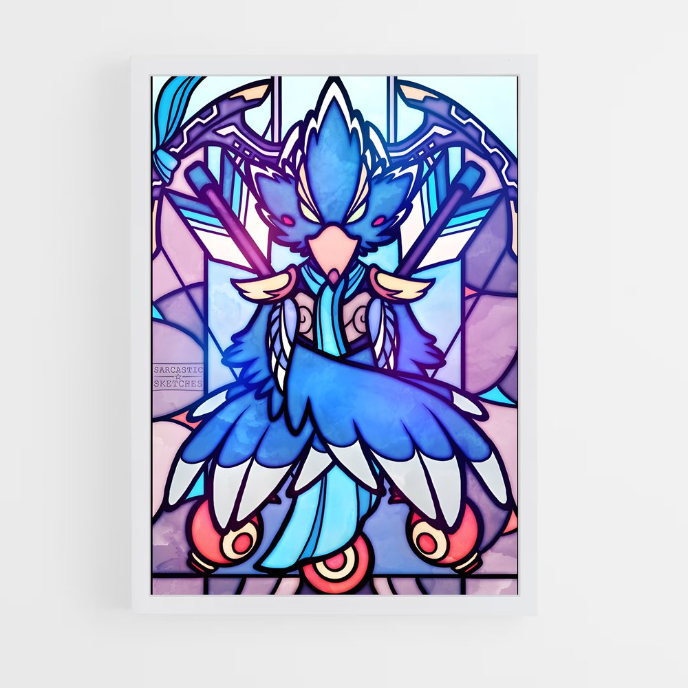 Poster Revali Sonic – affiche Zelda (vue 3)