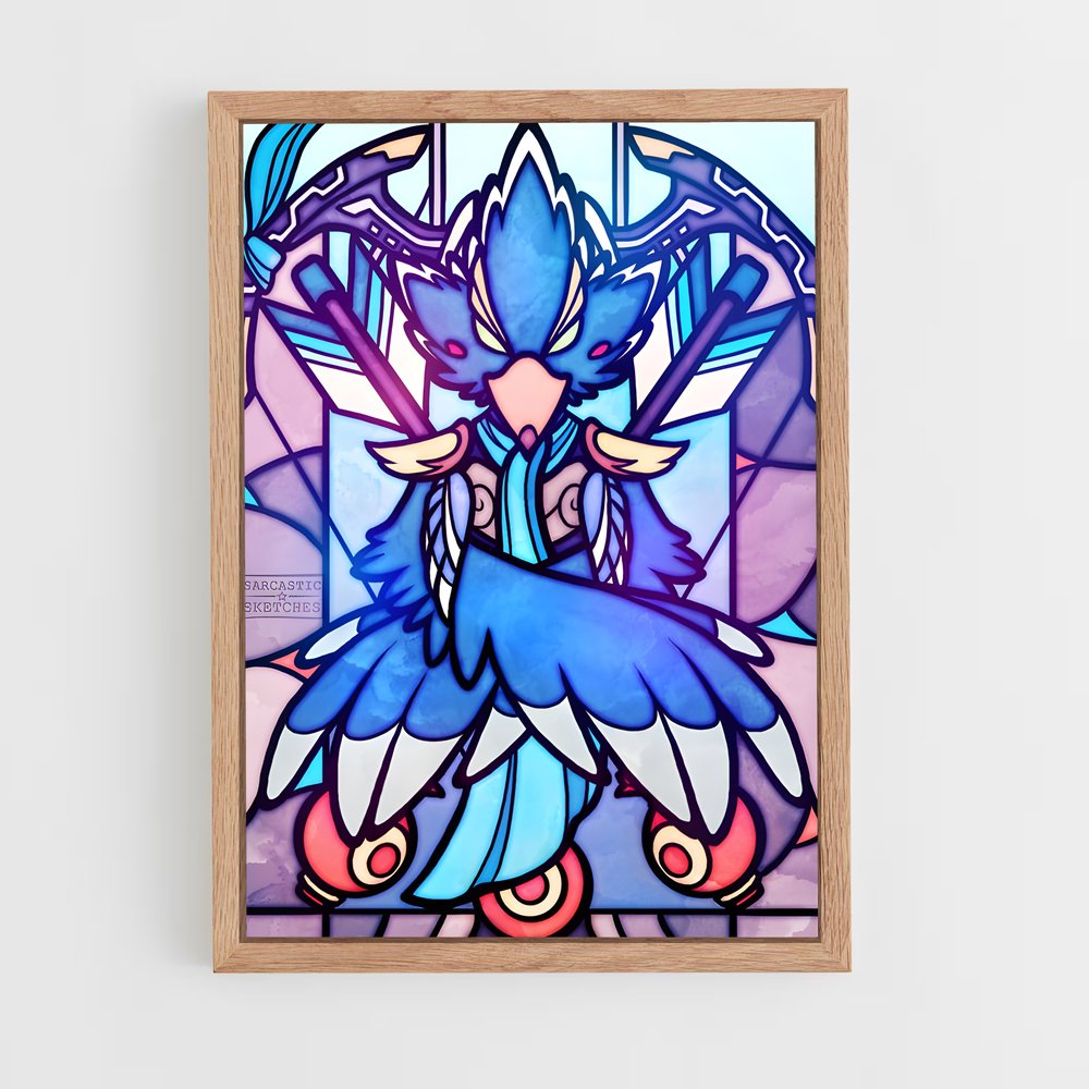 Poster Revali Sonic – affiche Zelda (vue 4)