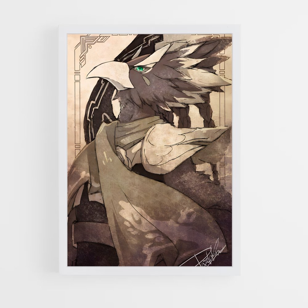 Poster Revali Fascinant – affiche Zelda (vue 3)