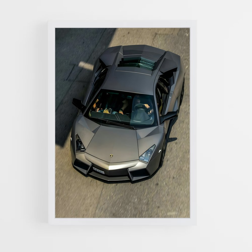 Poster La Force Grise – affiche Lamborghini (vue 3)