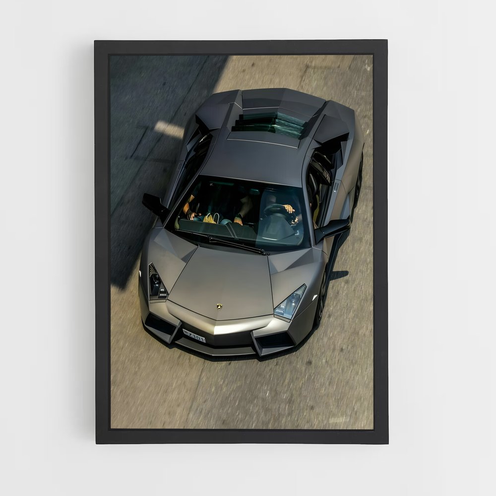 Poster La Force Grise – affiche Lamborghini (vue 2)