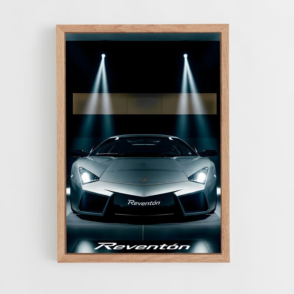 Poster L'Automobile Nocturne – affiche Lamborghini (vue 4)