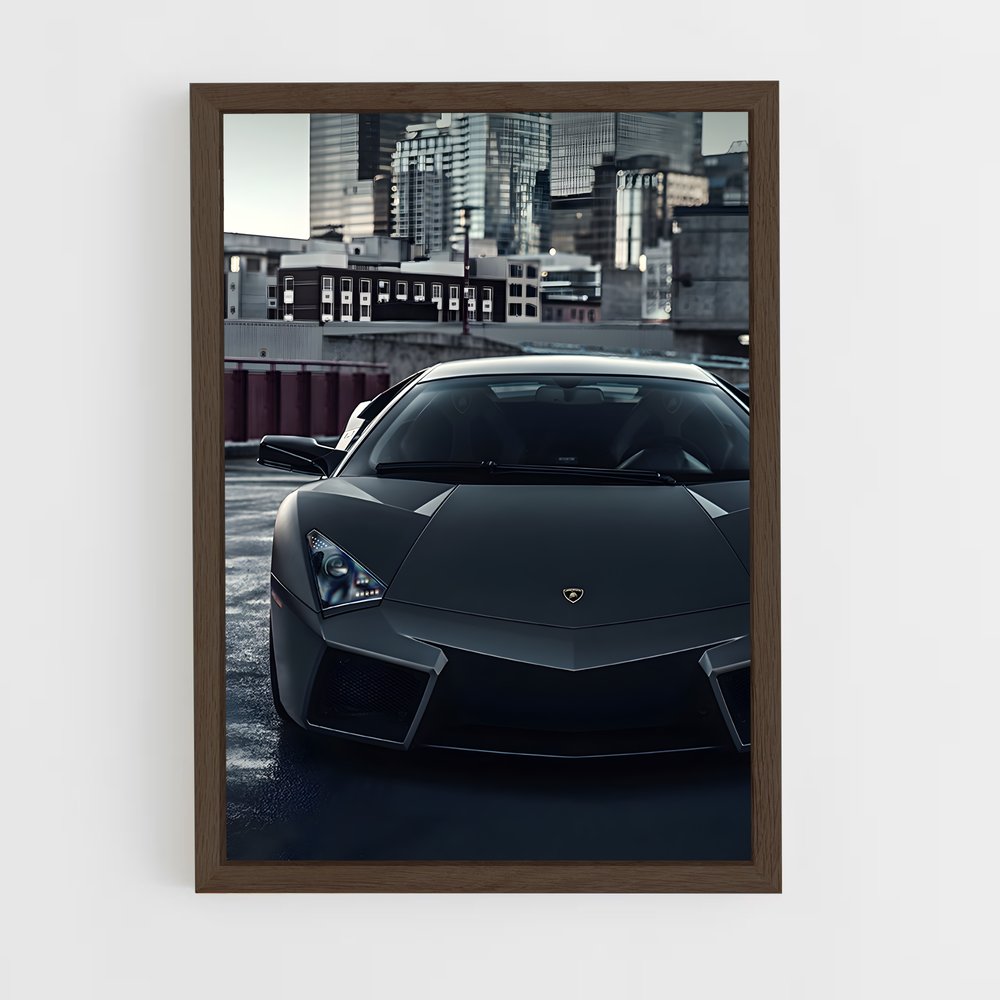 Poster Lait Noir – affiche Lamborghini (vue 5)