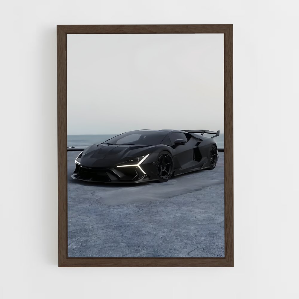 Poster Lambretta Noir – affiche Lamborghini (vue 5)