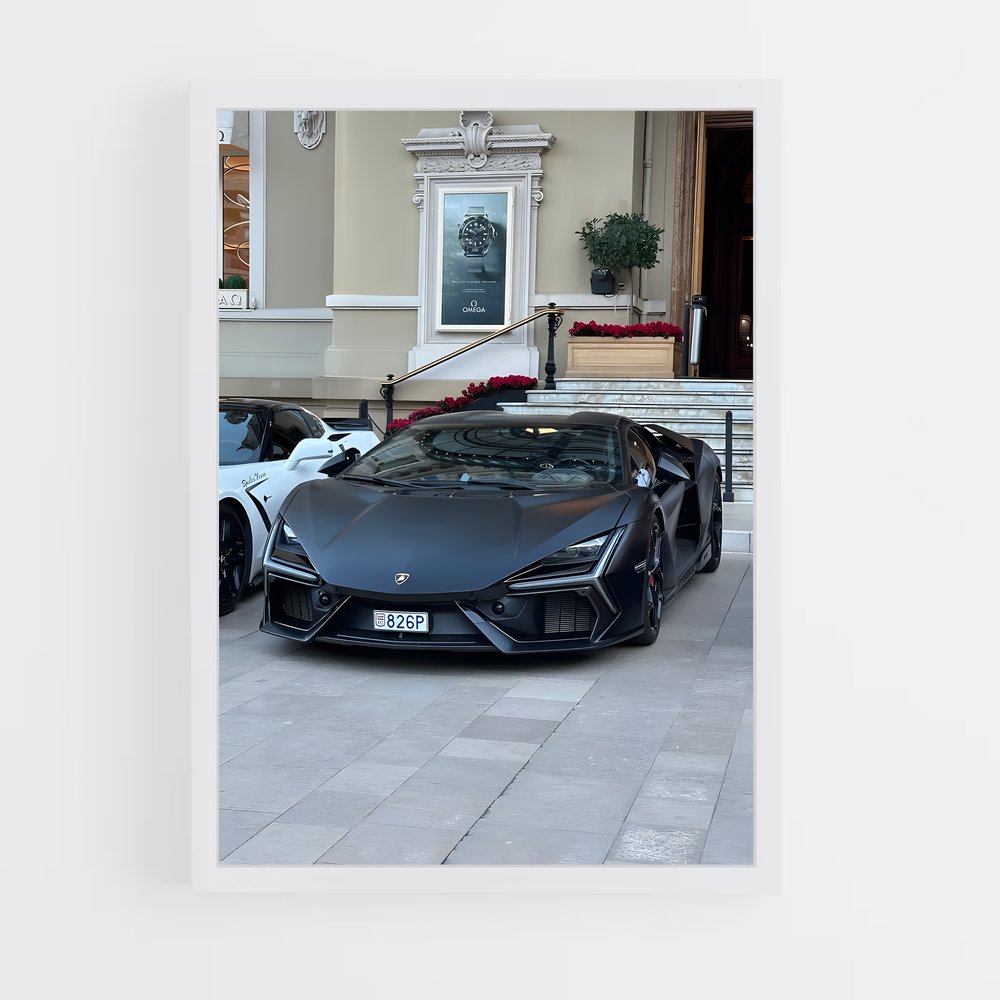 Poster Agneau Noir – affiche Lamborghini (vue 3)