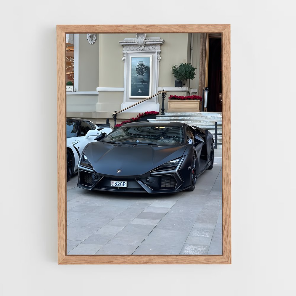 Poster Agneau Noir – affiche Lamborghini (vue 4)
