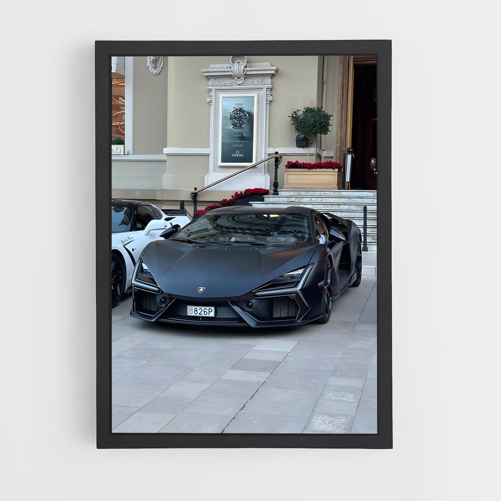 Poster Agneau Noir – affiche Lamborghini (vue 2)