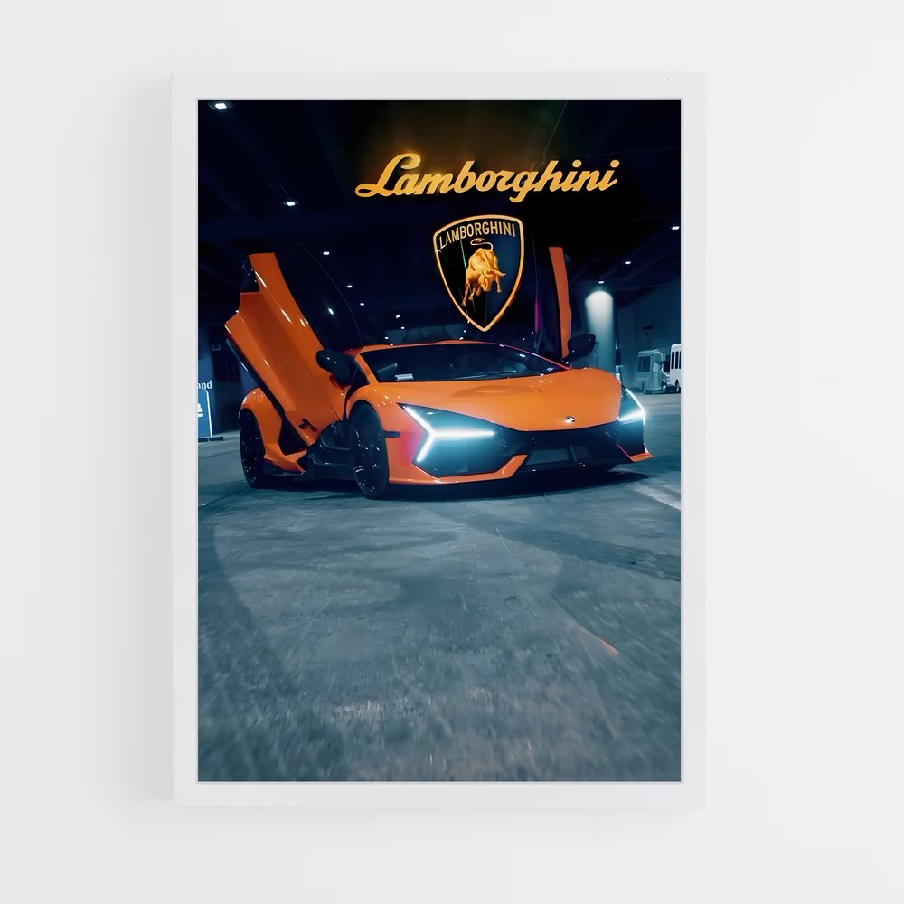 Poster Revuelto tourbillon – affiche Lamborghini (vue 3)