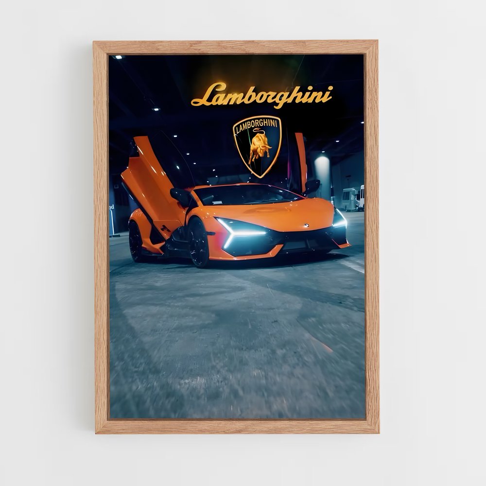 Poster Revuelto tourbillon – affiche Lamborghini (vue 4)