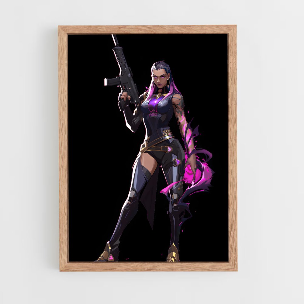 Poster Reyna Féminité – affiche Valorant (vue 4)