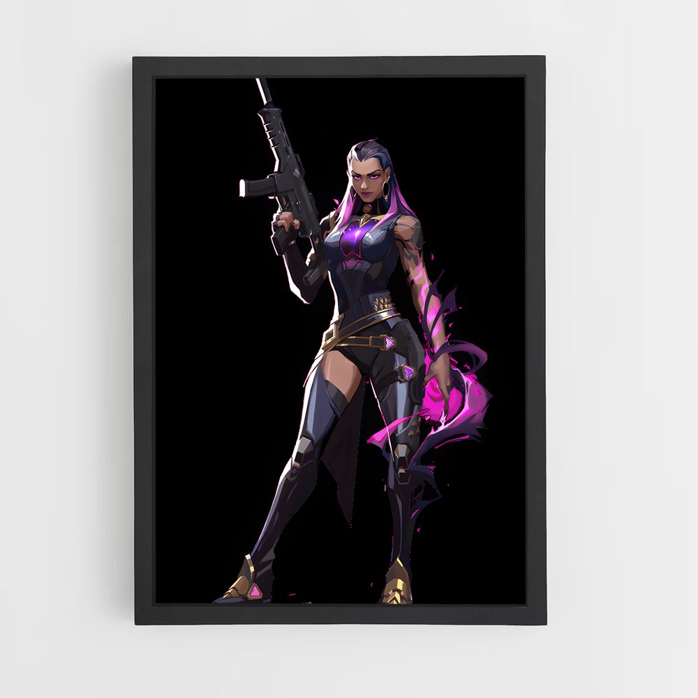 Poster Reyna Féminité – affiche Valorant (vue 2)