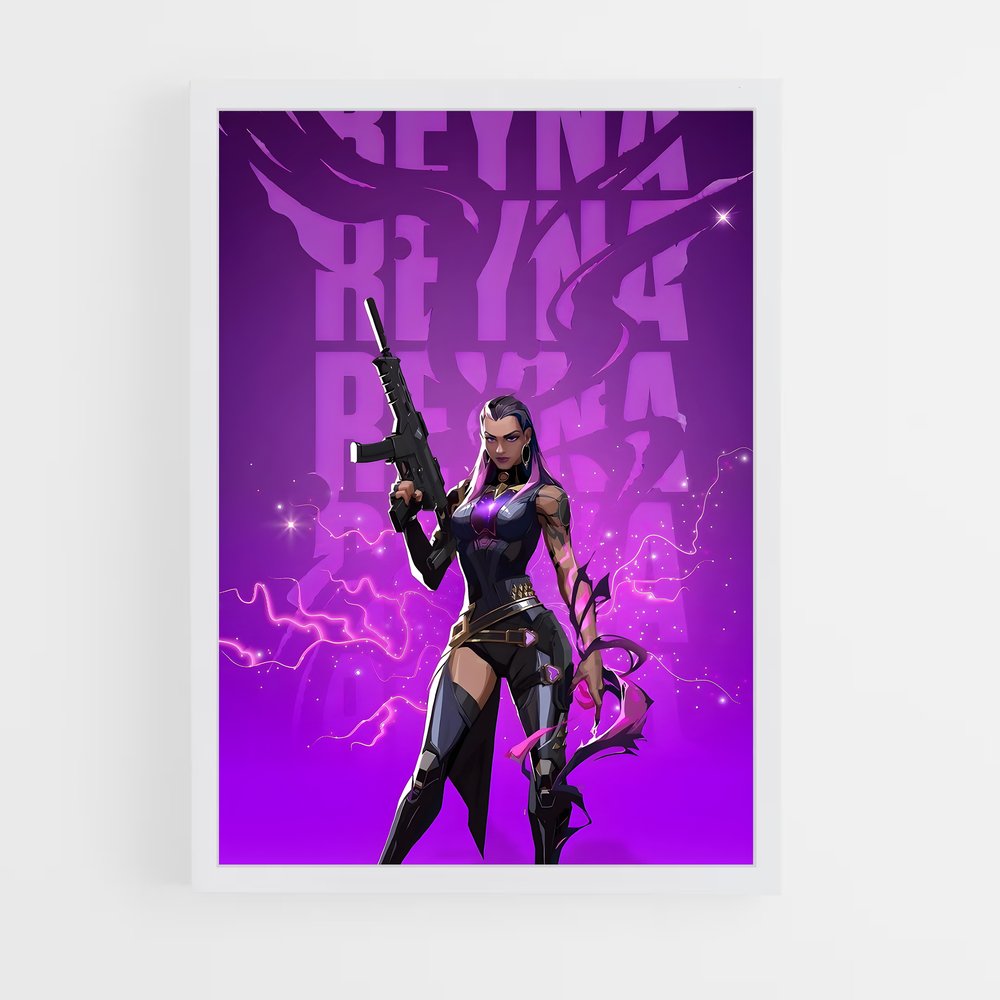 Poster Reyna, Queen of Shadows – affiche Valorant (vue 3)