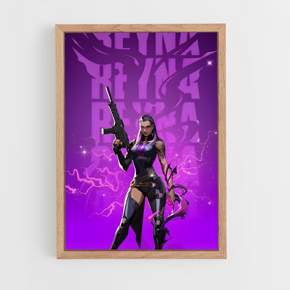Poster Reyna, Queen of Shadows – affiche Valorant (vue 4)