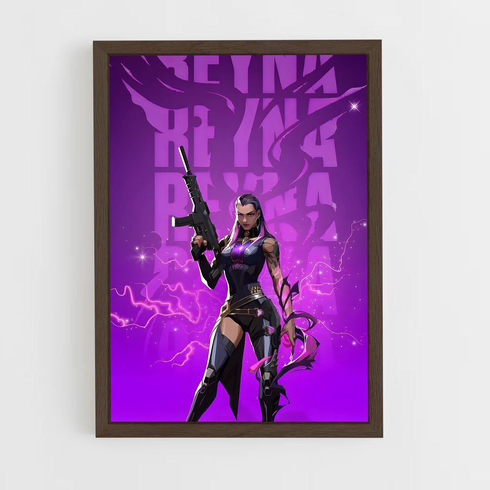 Poster Reyna, Queen of Shadows – affiche Valorant (vue 5)