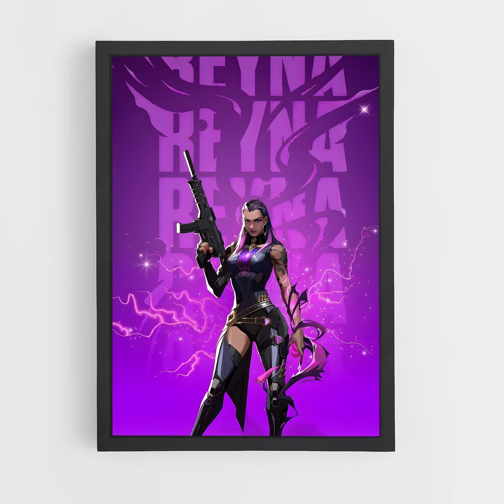 Poster Reyna, Queen of Shadows – affiche Valorant (vue 2)