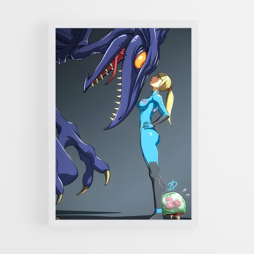 Poster Ridley Dragon – affiche Metroid (vue 3)