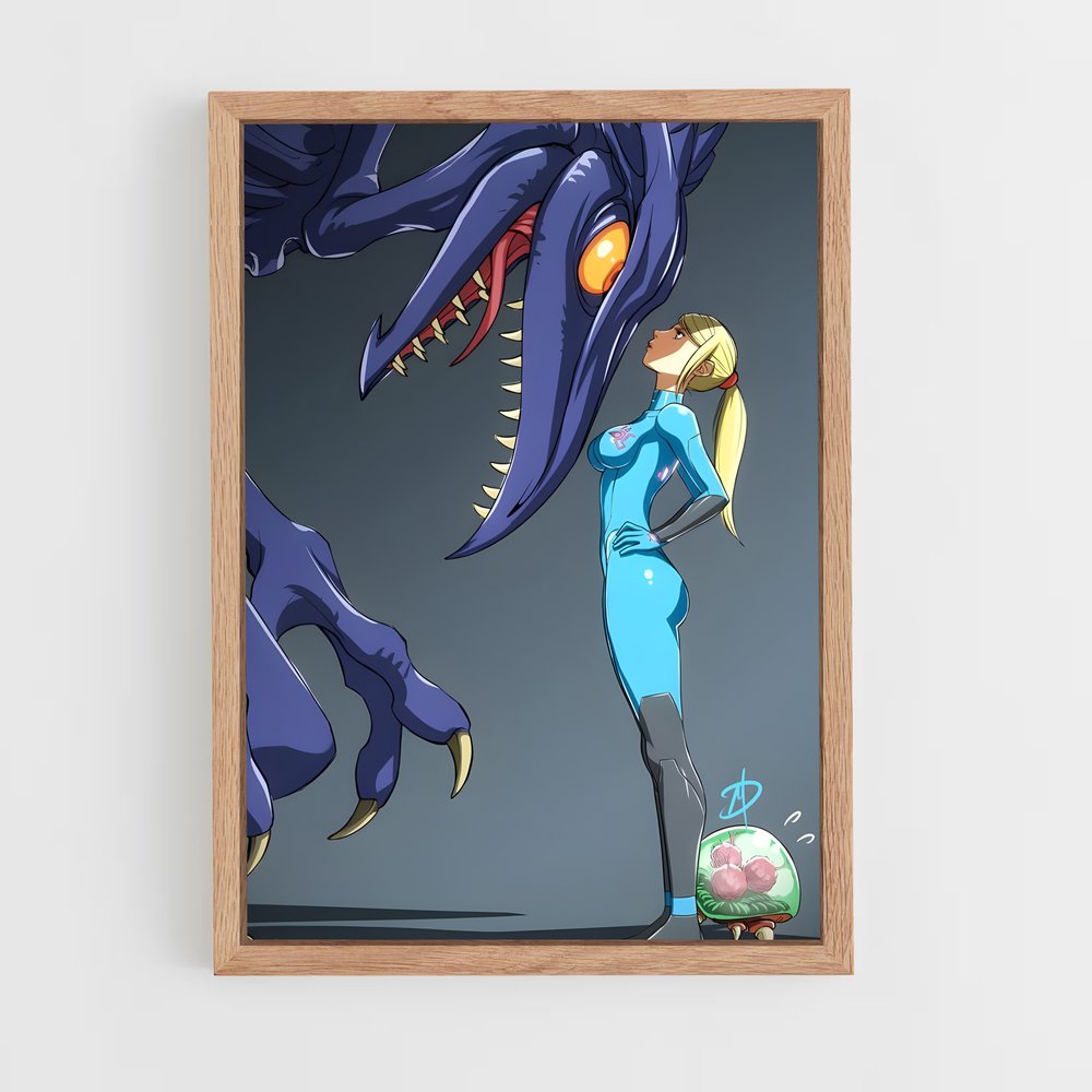Poster Ridley Dragon – affiche Metroid (vue 4)
