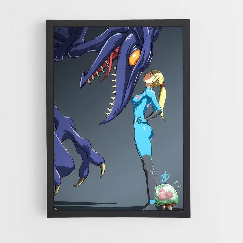 Poster Ridley Dragon – affiche Metroid (vue 2)