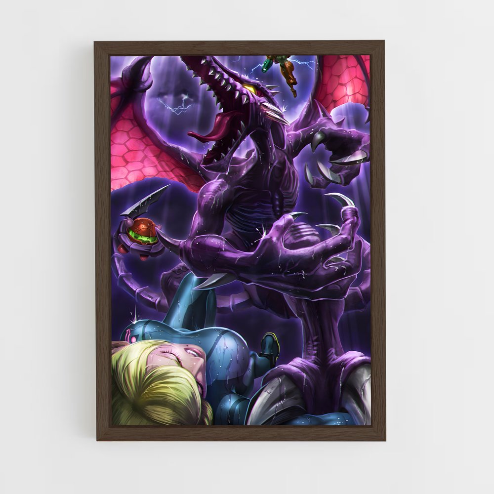 Poster Tempête de Dragons – affiche Metroid (vue 5)